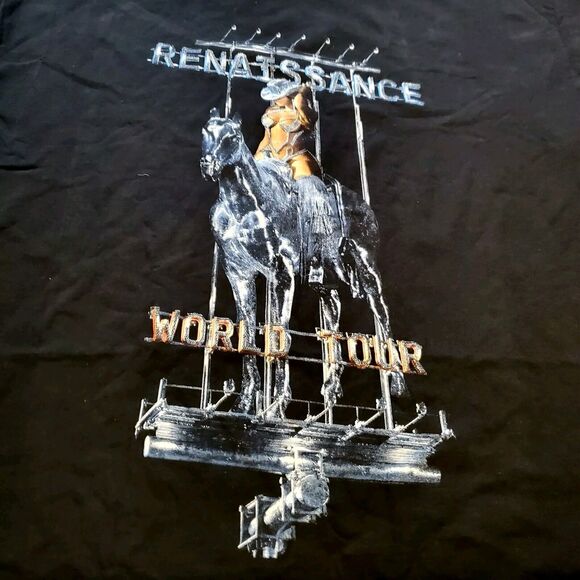 Beyonce Renaissance World Tour T-Shirt Size 2XL Black - Picture 7 of 10
